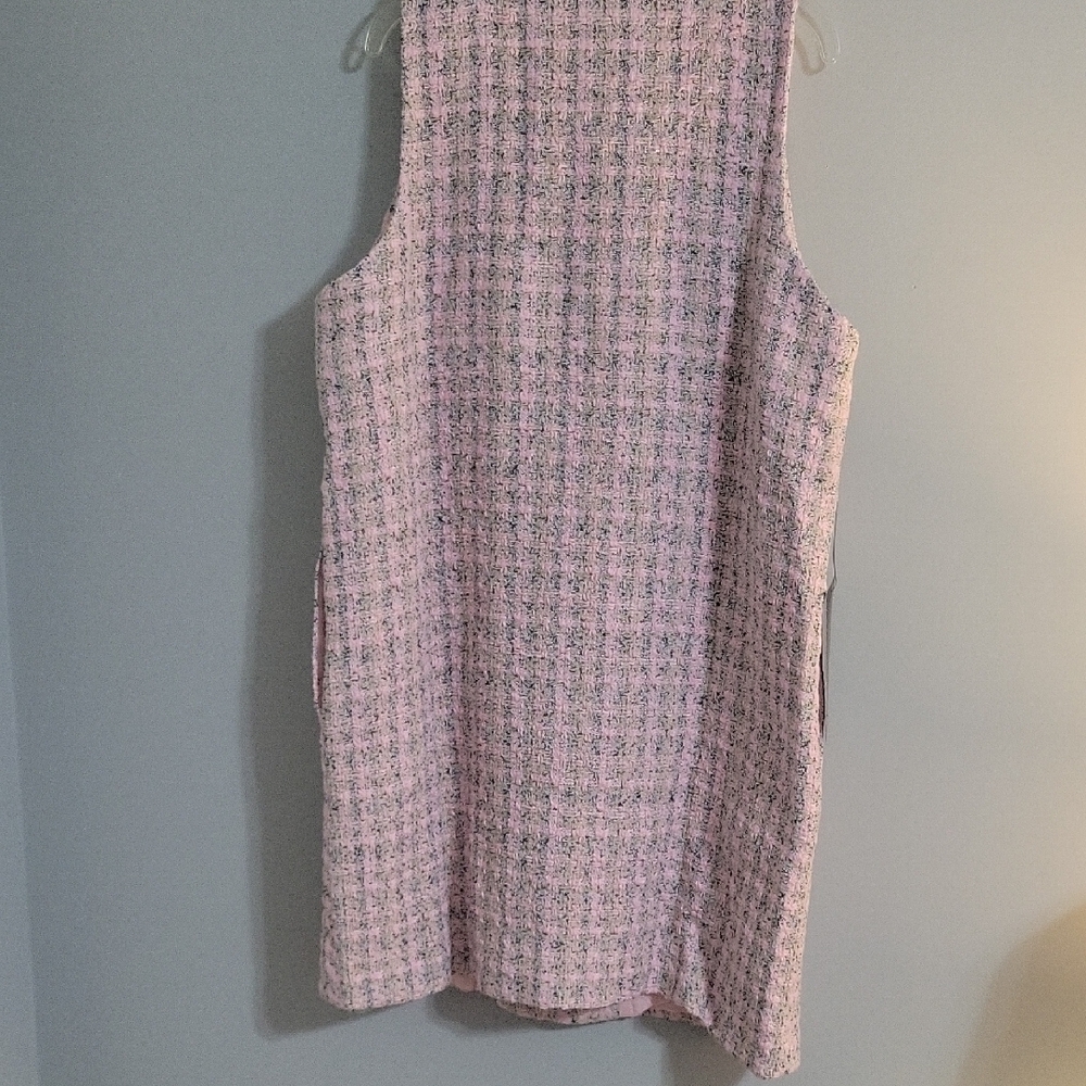 Pomander Place Pink Tweed Mini Dress - Picture 4 of 4